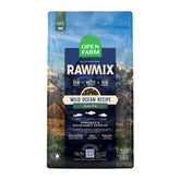 Open Farm RawMix bag front shows humane-sourced ingredients for cats.