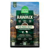 Open Farm RawMix chicken and turkey bag front view showing grain-free formula