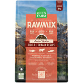 Open Farm RawMix bone broth-coated kibble with freeze-dried chunks enhances flavor.