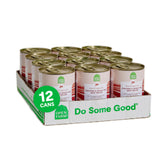 Open Farm velvety-smooth pâté close-up; grain-free, complete meal for dogs.