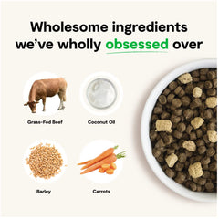 Open Farm RawMix dog food with bone broth coating to enhance flavor