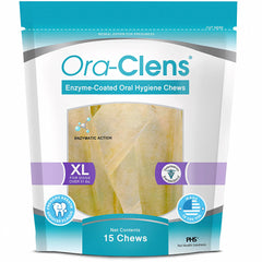 Ora-Clens Oral Hygiene Chews pack front view for daily dental care