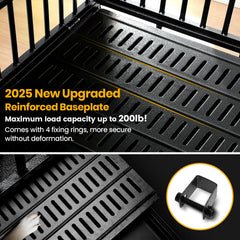Oranland 38-inch crate with front-open door, easy access for quick routines.