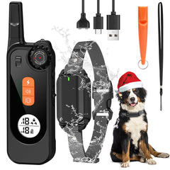 Orcleab dog shock collar with remote control offers versatile training options