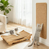 ORDORA cat scratcher lounge 31.5-inch offers ample space for stretching and scratching.