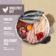 Grain blend of oats, quinoa and chia supports digestion in ORIJEN Amazing Grains.