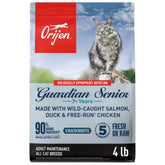 ORIJEN Guardian Senior dry cat food bag front for aging cats