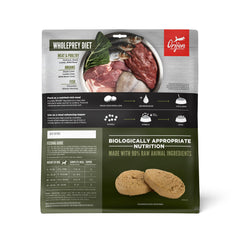 ORIJEN TUNDRA ingredients with venison and fish showcase WholePrey nutrition.