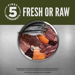 ORIJEN TUNDRA WholePrey ingredients with organs and bones