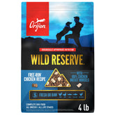 ORIJEN Wild Reserve dry dog food with free-run chicken recipe boosts flavor with real ingredients