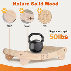 Oroonoko natural sisal withstands heavy claw use while protecting furniture.