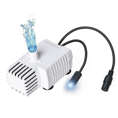 ORSDA cat fountain pump D36/D66 with level window for easy water monitoring.