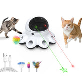 ORSDA cat laser toy with dot pattern for engaging indoor play and focus.
