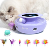 ORSDA 2in1 interactive ball on a paw-friendly track for indoor play