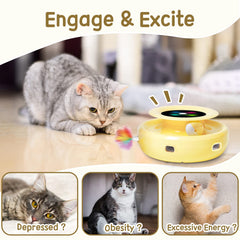 ORSDA cat toys auto-off timer helps conserve power during naps