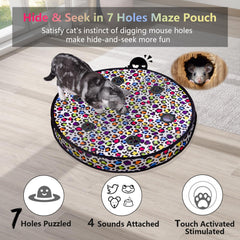 ORSDA hide-and-seek mouse holes stimulating hunting instincts during indoor play