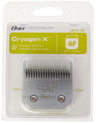 Oster CryogenX heat-treated blade close-up shows a tough edge.