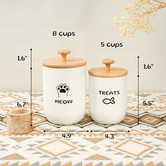 Small OTTENON container with 5-cup capacity for treats or kibble portions.