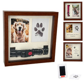 OtterPets dog paw print kit frame preserves a paw impression beautifully.