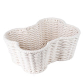 OtterPets dog toy basket in cotton rope keeps toys organized and accessible.