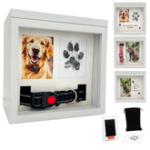 OtterPets dog urn showing four display options for a lasting memory