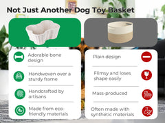 OtterPets stackable pet toy bin saves space and keeps clutter under control.