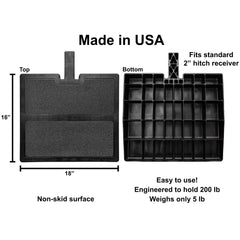 Otto Step glass-filled nylon construction ensures durability for daily use