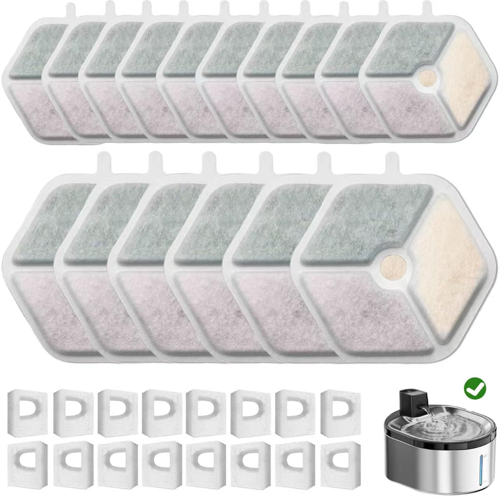 OUPUSES Smartoo replacement filters for 152oz fountain deliver cleaner drinking water.