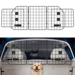 OUSHENG car dog barrier in rugged steel wire mesh for SUV cargo security