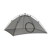 Outback Jack Cat Tent Large front view for safe outdoor play with 360-degree visibility.