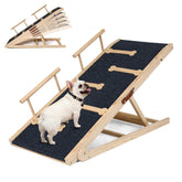 Outdoor Diamond dog ramp bed adjustable height for easy access