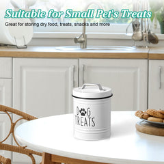 OUTNILI Treat Container with lid open shows airtight seal preserving flavor