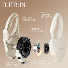 OUTRUN no-tangle design keeps walks smooth and knot-free