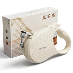 OUTRUN retractable leash 16.5 ft extension for curious dogs