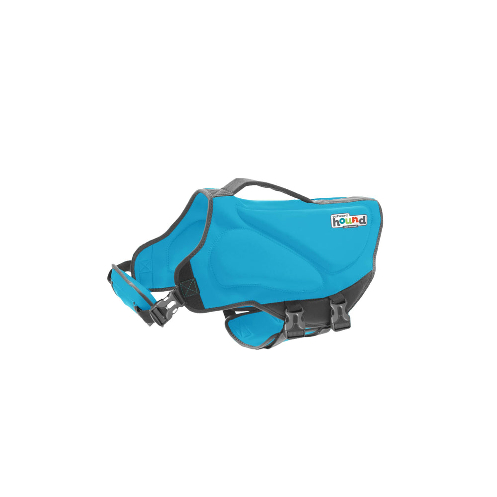 Outward Hound Dawson life jacket front view for small dogs with secure fit and visibility.