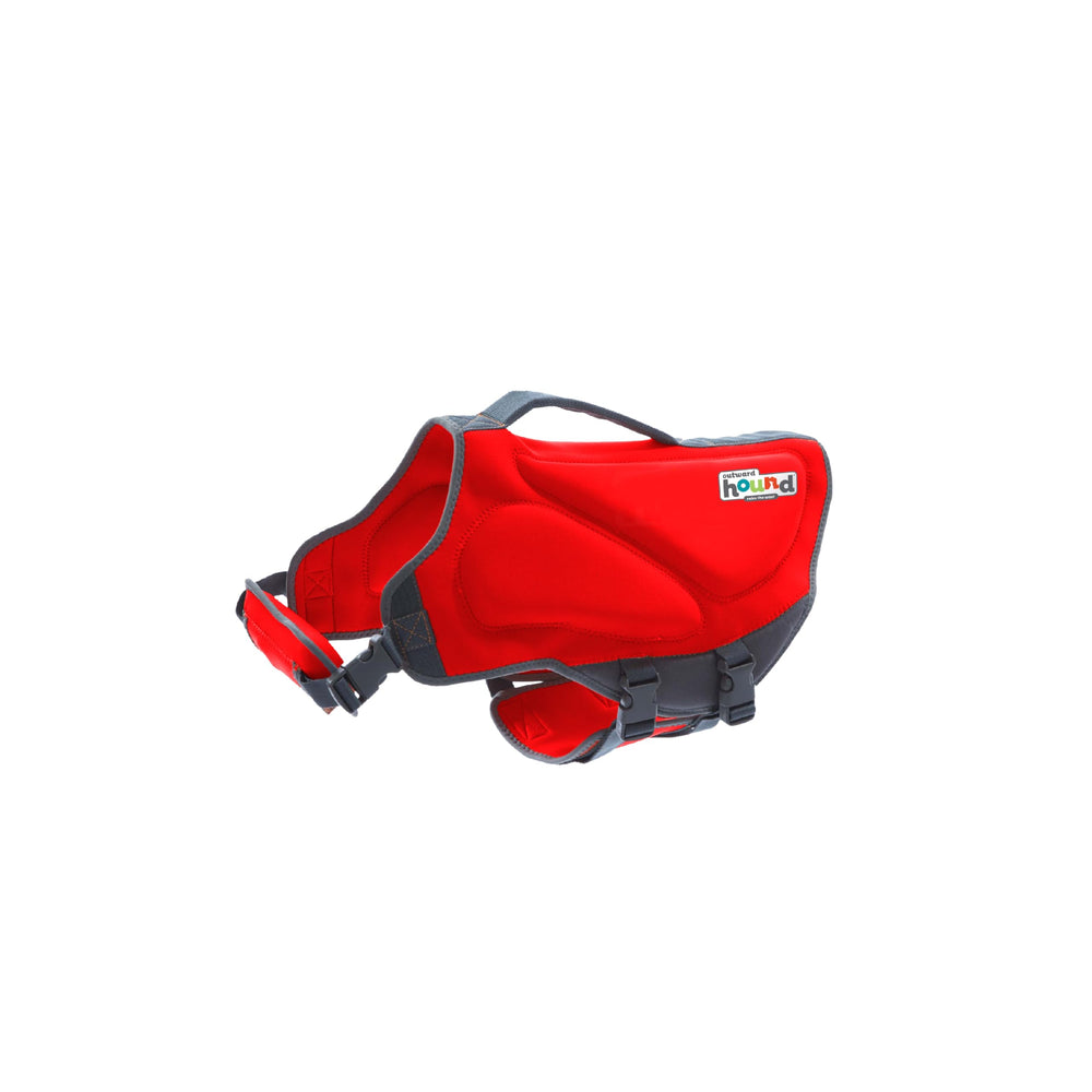 Outward Hound Dawson life jacket - front view shows secure fit for small dogs.
