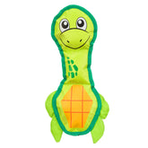 Outward Hound Fire Biterz Turtle Plush with firehose material for durable fetch and chew.