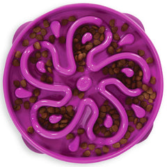 Outward Hound Fun Feeder slo bowl 4-cup capacity promotes mindful eating.