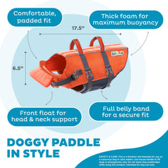 Outward Hound Granby Splash front-neck float for extra head support