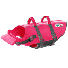 Outward Hound Granby Splash Pink Life Jacket Medium front view with high buoyancy for safe swimming