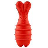 Outward Hound Grunt Fetch Stick Bunny Red front view for energetic indoor-outdoor play