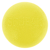 Outward Hound Squeak Ball bouncing mid-air for energetic fetch.