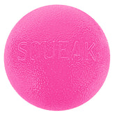Outward Hound Squeak Ball Pink—durable, high-bounce fetch toy for dogs.