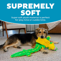 Outward Hound Squeaker Matz soft plush fabric gentle on gums and easy cleanup