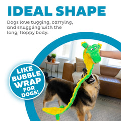 Outward Hound Squeaker Matz toy for tug and fetch routines with soft plush