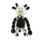 Outward Hound Thunda Tugga Cow Plush ready for tug-of-war and fetch.
