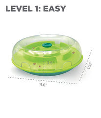 Outward Hound Wobble Bowl interactive puzzle fosters problem-solving as treats release.