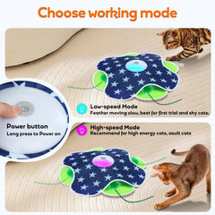 Oxawo cat toy emits lifelike chirping and LED flashes for engagement