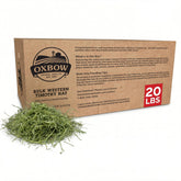 Oxbow Timothy Hay long strands promote natural chewing for small pets.
