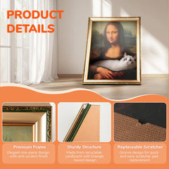 Oxfraki Mona Lisa cat house frame assembly shows quick setup.